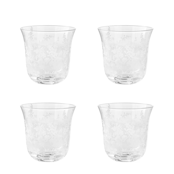 ❤️ 4 Pack The Pioneer Woman Daisy Glass  Drinkware Tumblers - Picture 1 of 6